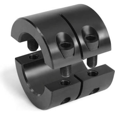 Steel 7/8 OD Black Oxide Plating Double Wide 3/8 Bore Climax Metal D2C-037 Two-Piece Clamping Collar 3/4 Width 