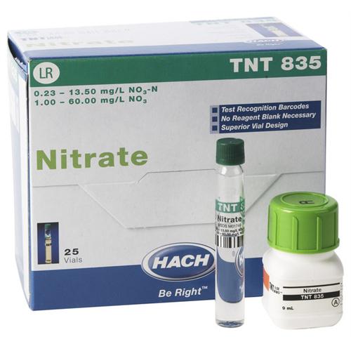 Details about   Hach TNT835 25 Vials 0.23-13.50 mg/L NO3-N 1.00-60.00 mg/L NO3 